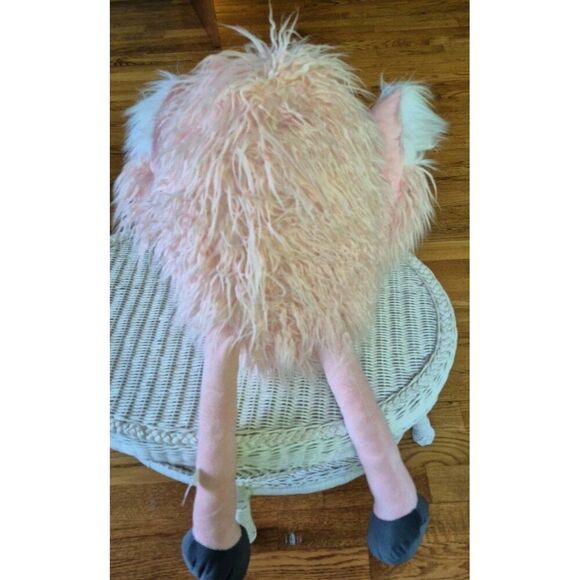 HUG FUN Jumbo XL Pink/BlacK FLAMINGO Jumbo Bird PLUSH TOY Stuffed Animal 42" - Picture 5 of 5